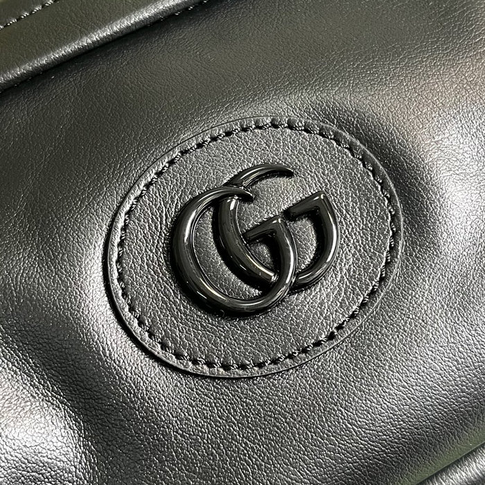 Gucci Shoulder bag with tonal Double G Black 725696