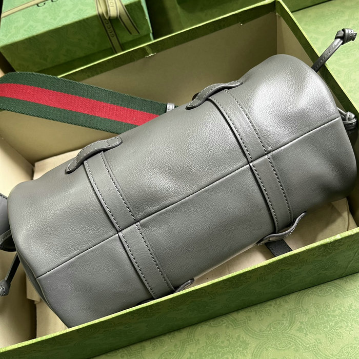 Gucci Small duffle bag with tonal Double G Grey 725701