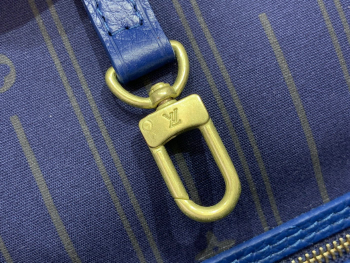 Louis Vuitton Denim Neverfull MM Blue M40995