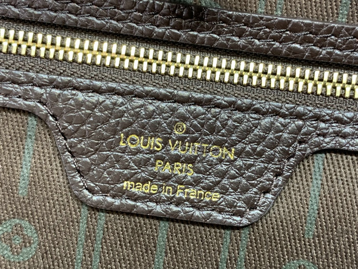 Louis Vuitton Denim Neverfull MM Coffee M40995