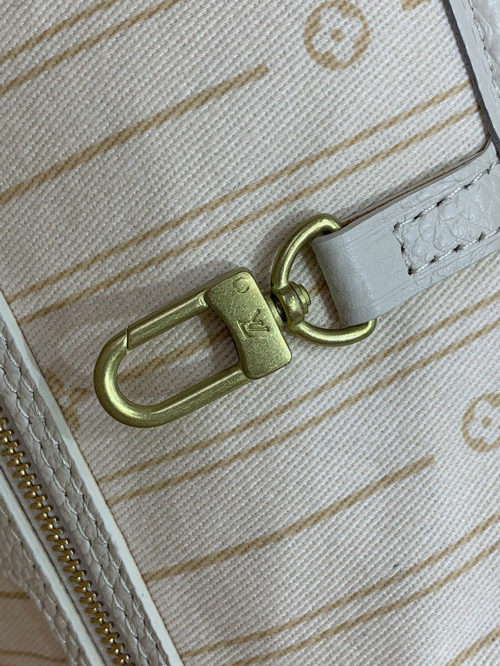 Louis Vuitton Denim Neverfull MM White M40995