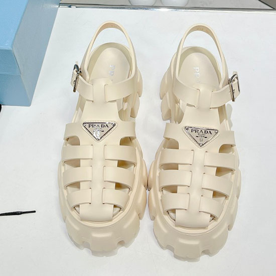 Prada Foam rubber sandals Cream SDP051402