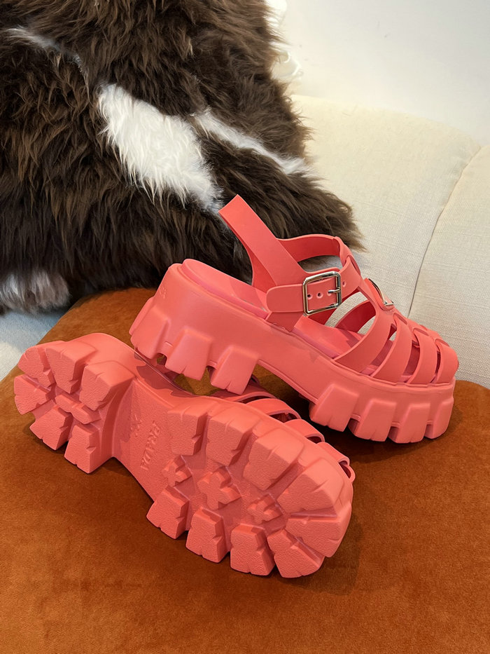 Prada Foam rubber sandals Red SDP051402