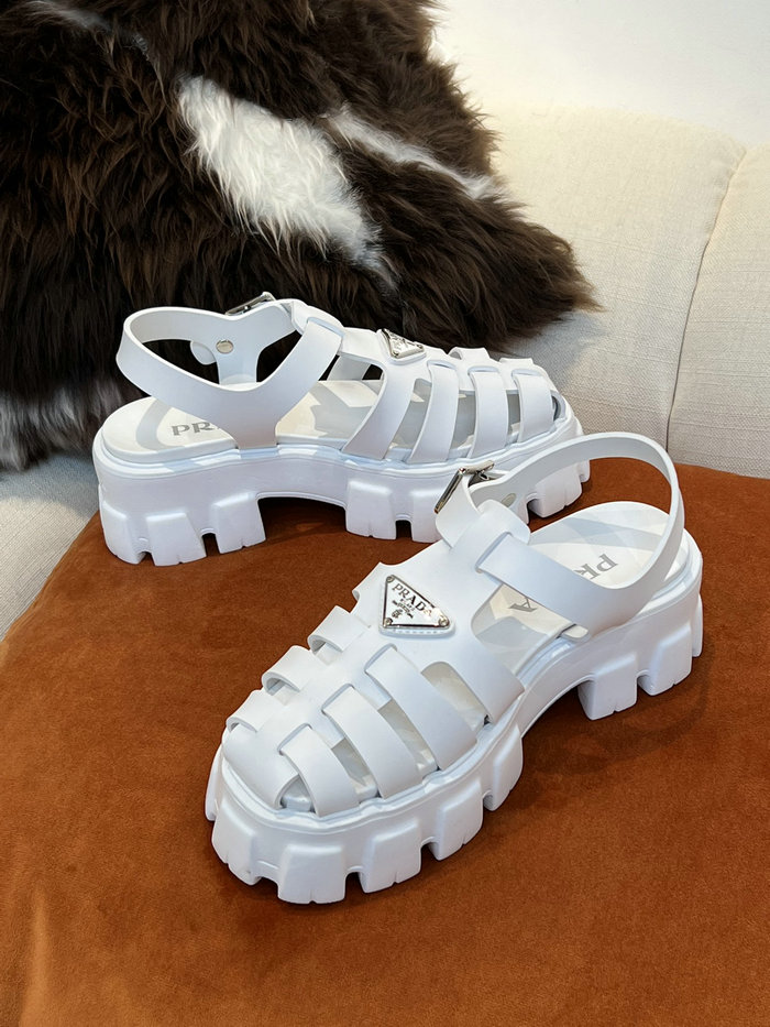 Prada Foam rubber sandals White SDP051402