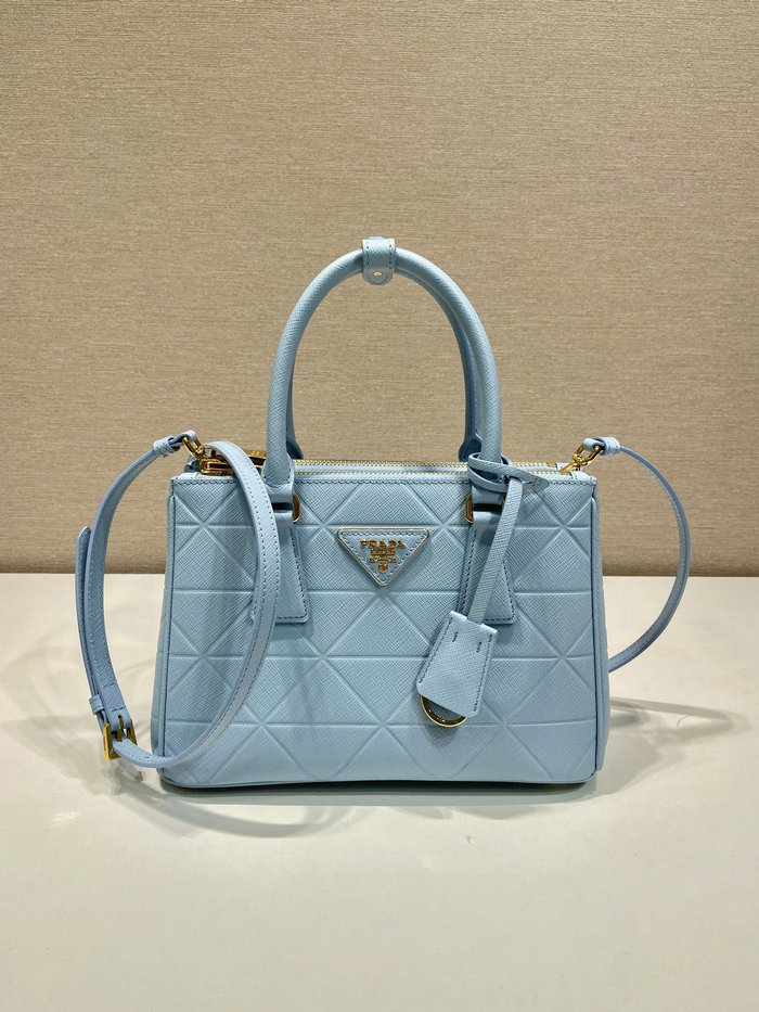 Prada Saffiano leather handbag Blue 1BA896