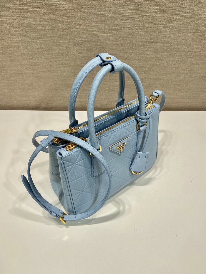 Prada Saffiano leather handbag Blue 1BA896