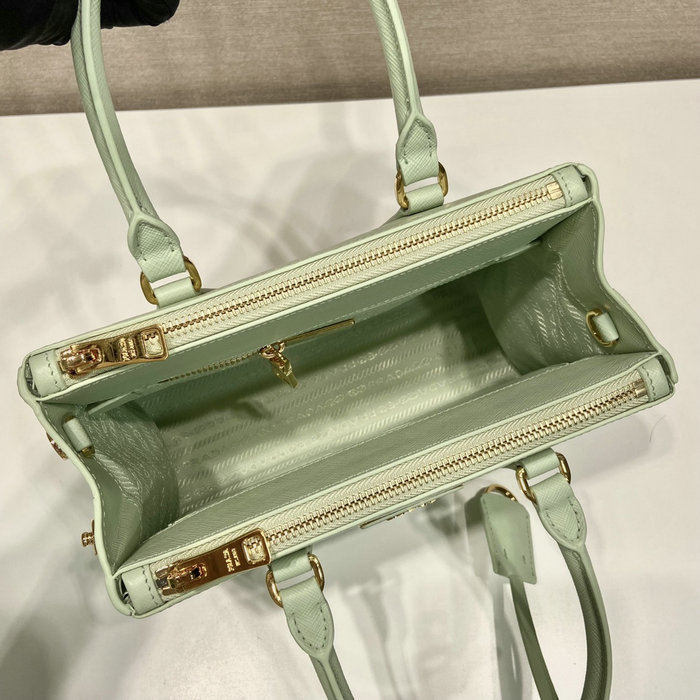 Prada Saffiano leather handbag Green 1BA896