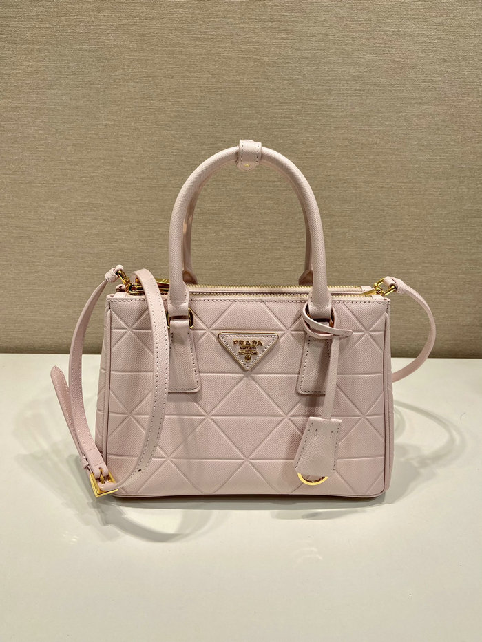 Prada Saffiano leather handbag Pink 1BA896