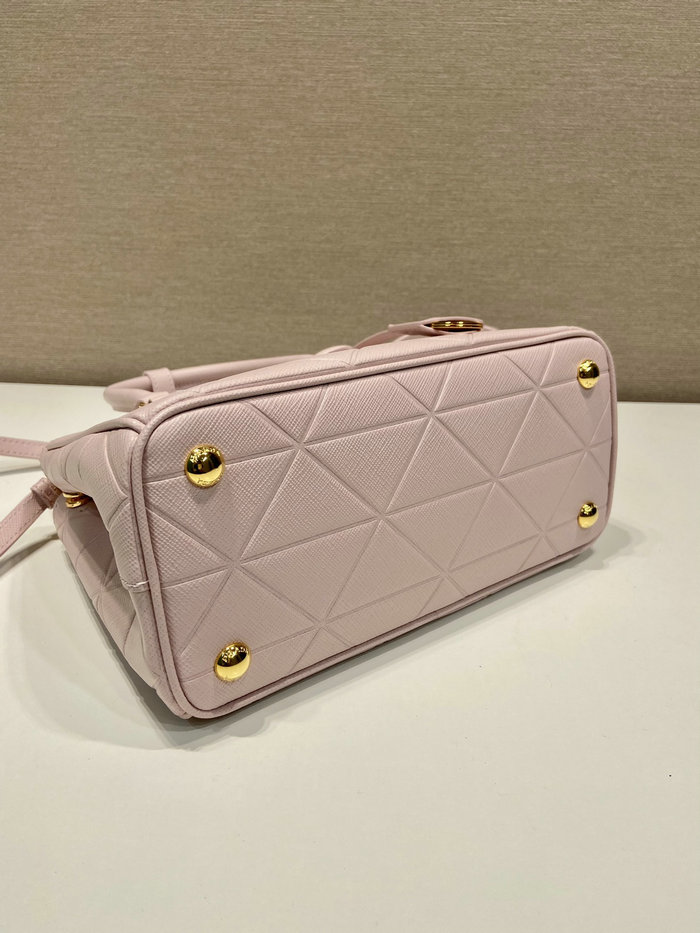 Prada Saffiano leather handbag Pink 1BA896