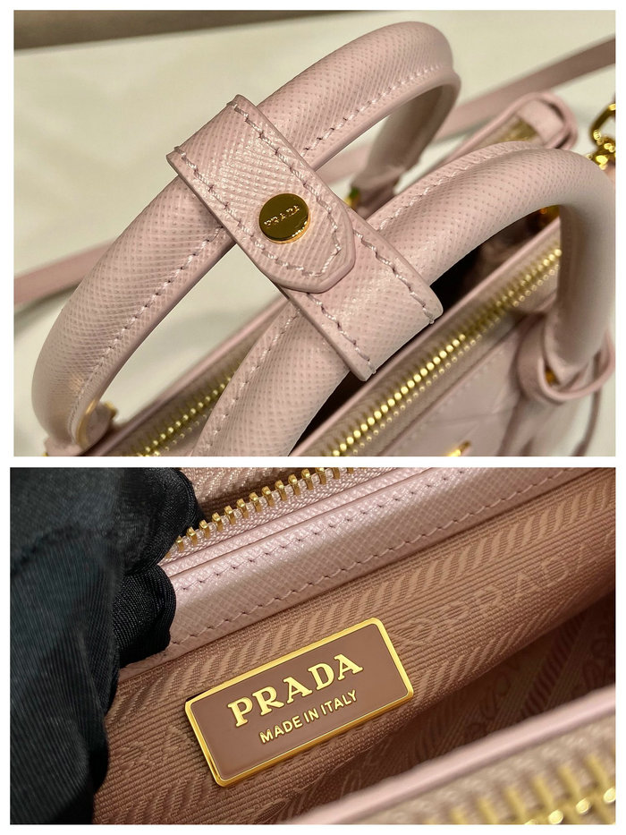 Prada Saffiano leather handbag Pink 1BA896