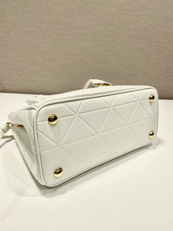 Prada Saffiano leather handbag White 1BA896