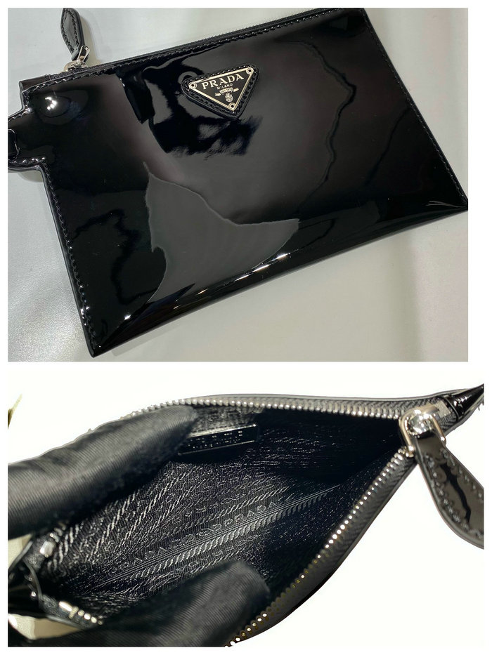 Prada mesh tote bag Black with Dots 1BG416