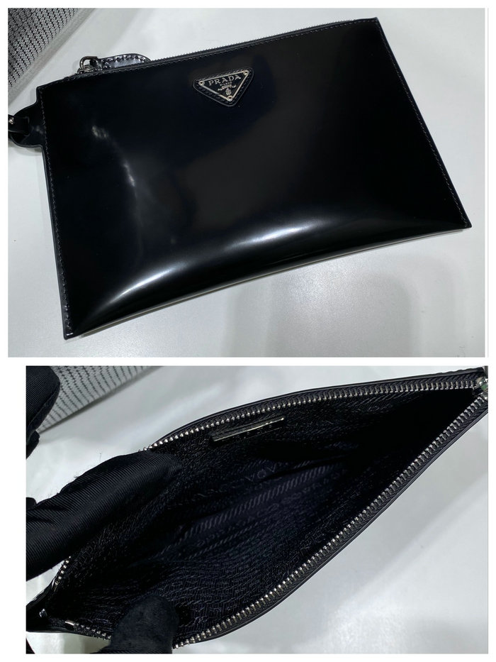 Prada sequined mesh tote bag Black 1BG416