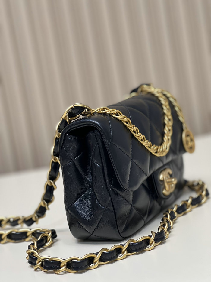 Small Chanel Flap Bag Black AS4012