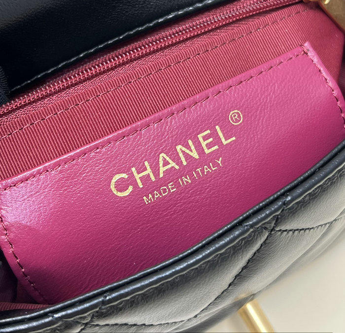 Small Chanel Flap Bag Black AS4012