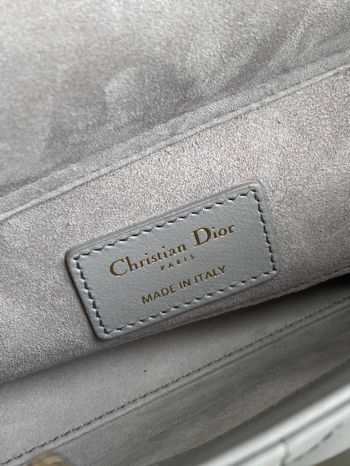 Small LADY D-JOY BAG Grey D3380