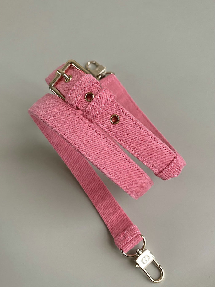 Small LADY D-JOY Denim BAG Pink D3380