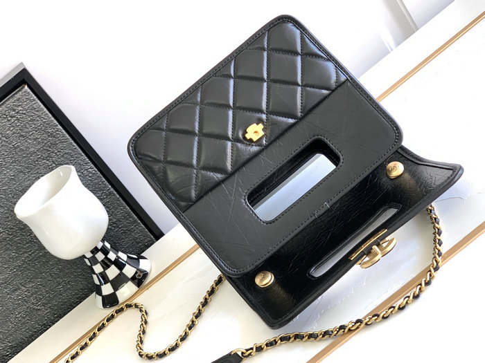 Chanel Aged Calfskin Mini Flap Bag AS4025