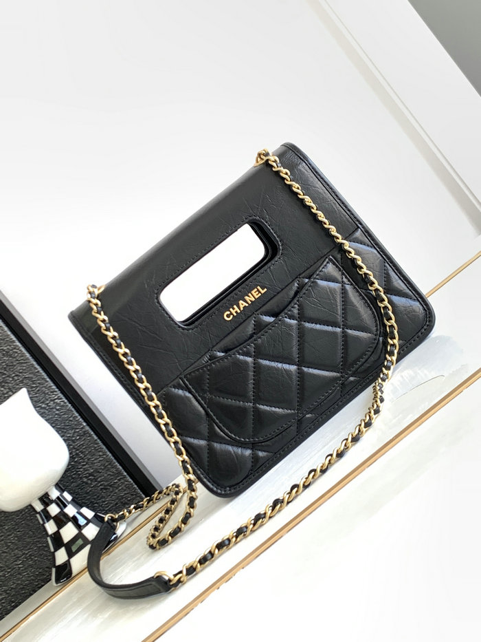 Chanel Aged Calfskin Mini Flap Bag AS4025