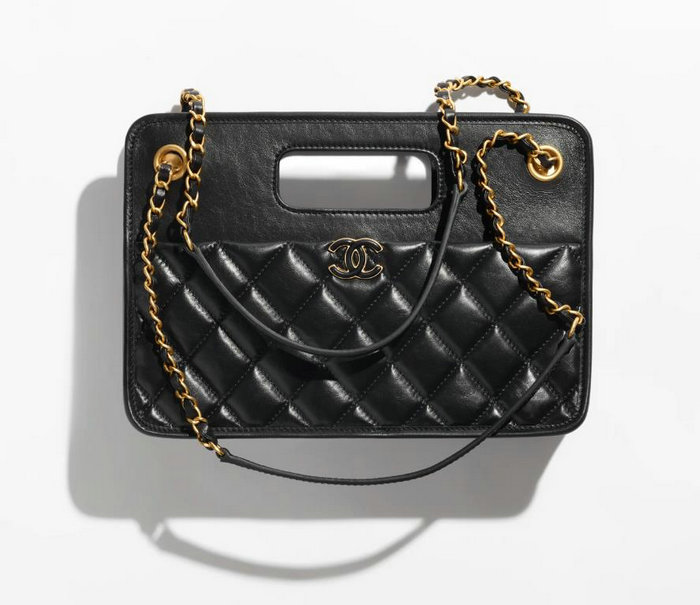 Chanel Aged Calfskin Small Tote AS4037