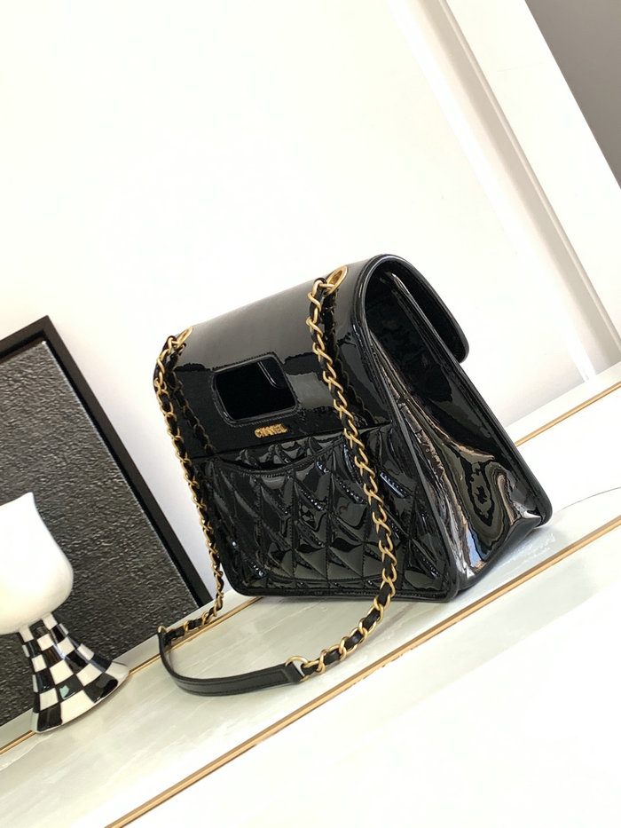 Chanel Patent Calfskin Small Tote AS4037