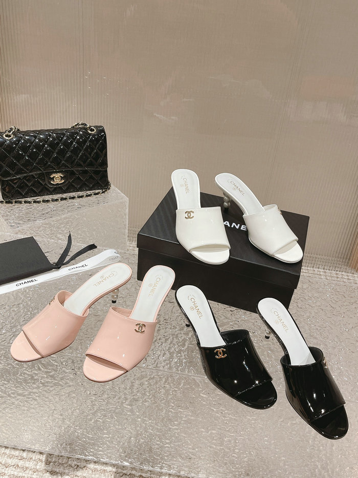 Chanel Patent Mules SNC052602