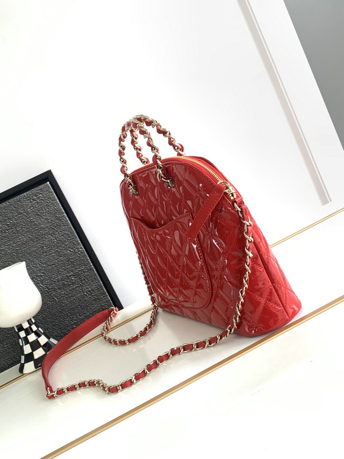 Chanel Small Tote Red AS3969