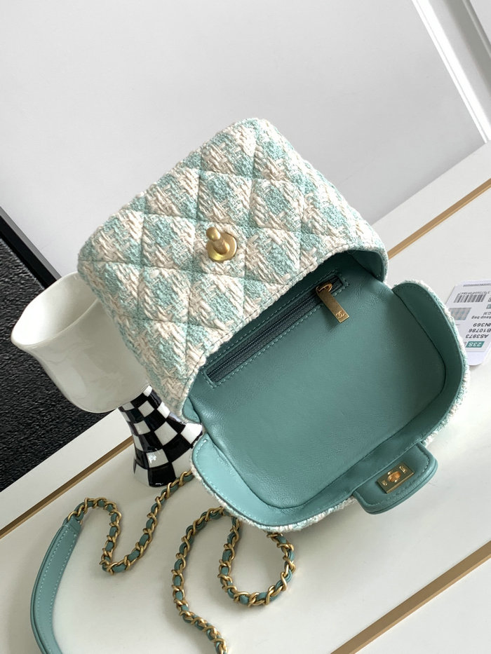 Chanel Small Vanity Case Blue AS3973