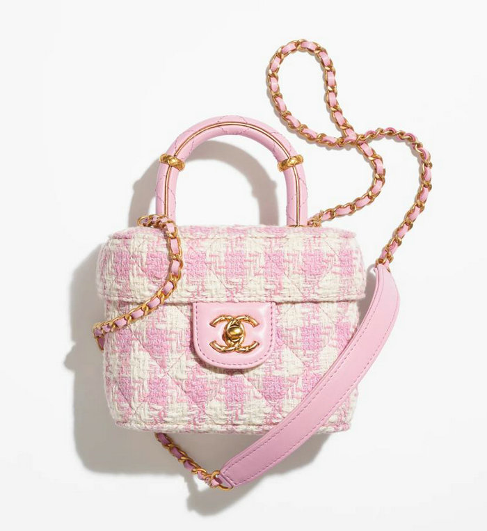 Chanel Small Vanity Case Pink AS3973