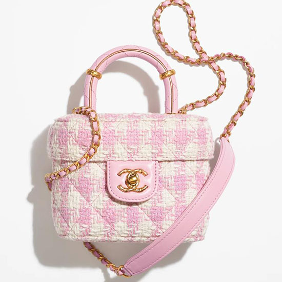 Chanel Small Vanity Case Pink AS3973