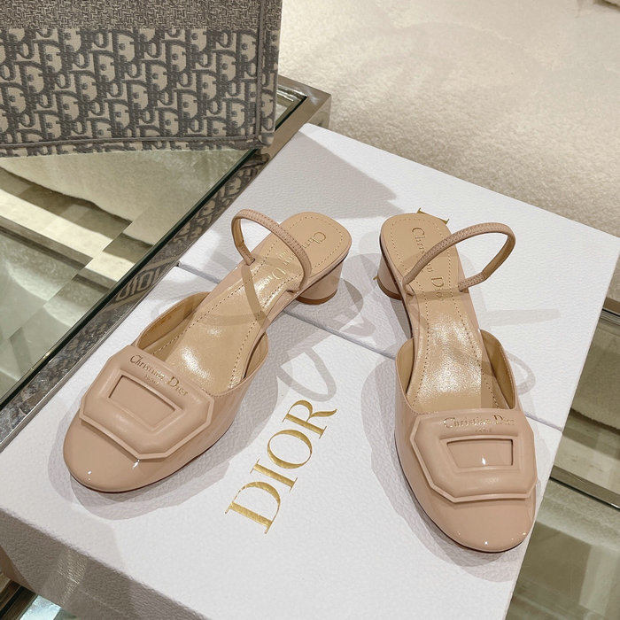 Dior Day Slingback Pump Beige SND052601