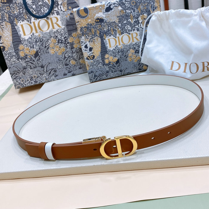 Dior Leather 20mm Belt DB052302