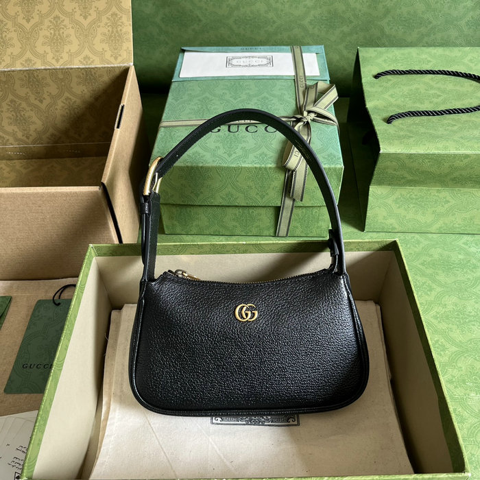 Gucci Aphrodite Mini Shoulder Bag Black 739076