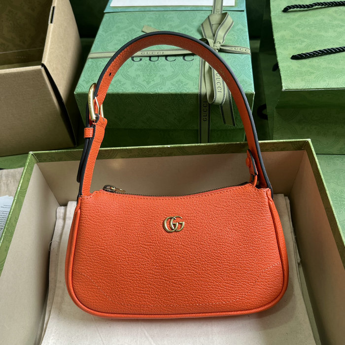 Gucci Aphrodite Mini Shoulder Bag Orange 739076