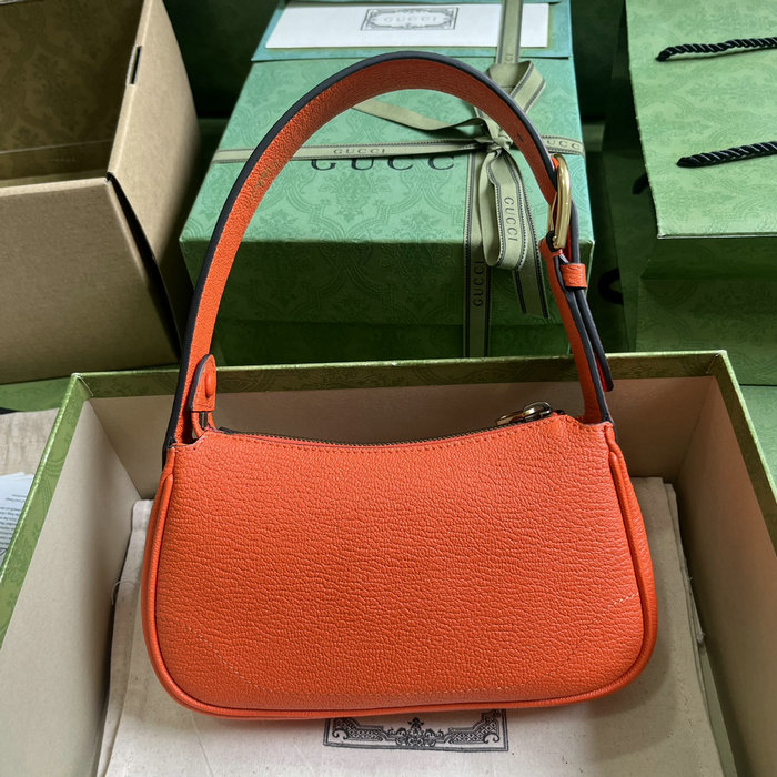 Gucci Aphrodite Mini Shoulder Bag Orange 739076