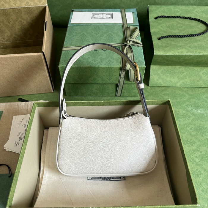 Gucci Aphrodite Mini Shoulder Bag White 739076