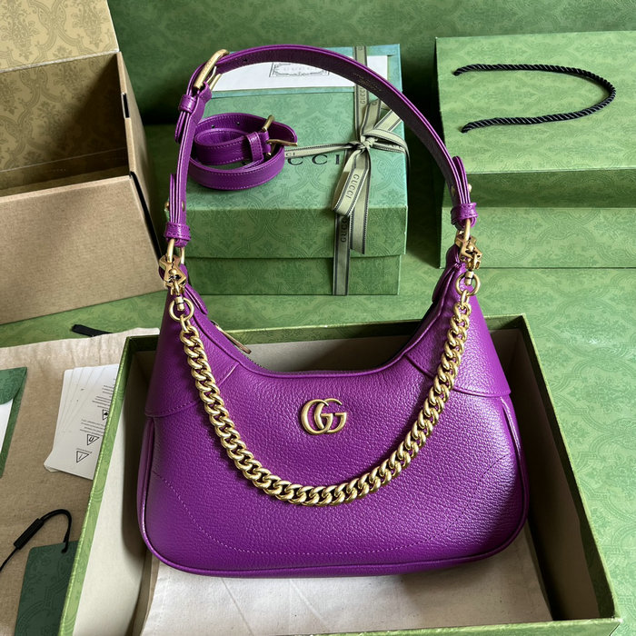 Gucci Aphrodite Small Shoulder Bag Purple 731817