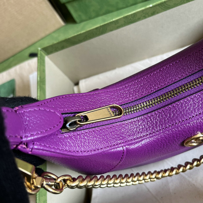 Gucci Aphrodite Small Shoulder Bag Purple 731817