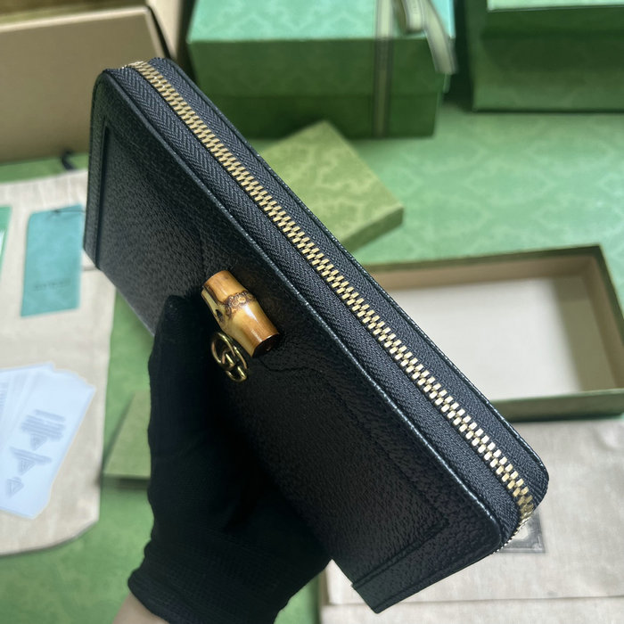 Gucci Diana Continental Wallet Black 658634