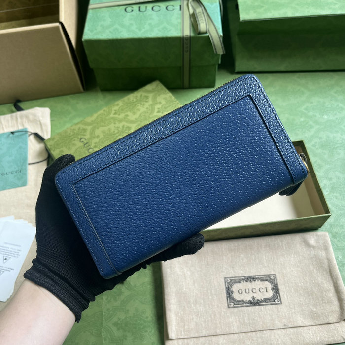 Gucci Diana Continental Wallet Blue 658634