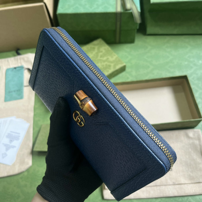 Gucci Diana Continental Wallet Blue 658634