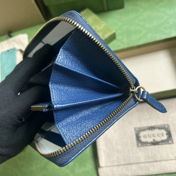 Gucci Diana Continental Wallet Blue 658634