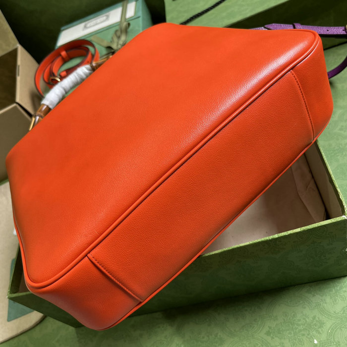 Gucci Diana Large Shoulder Bag Orange 746245