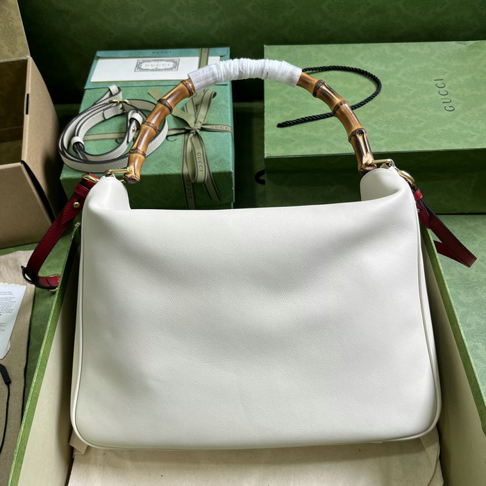 Gucci Diana Large Shoulder Bag White 746245