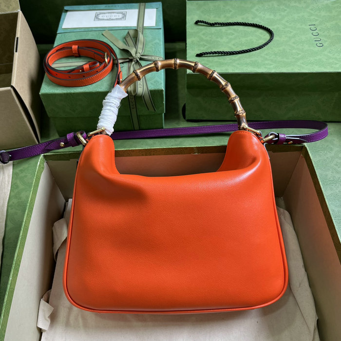 Gucci Diana Medium Shoulder Bag Orange 746124