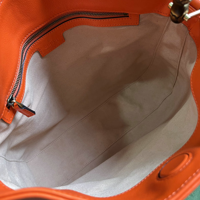 Gucci Diana Medium Shoulder Bag Orange 746124