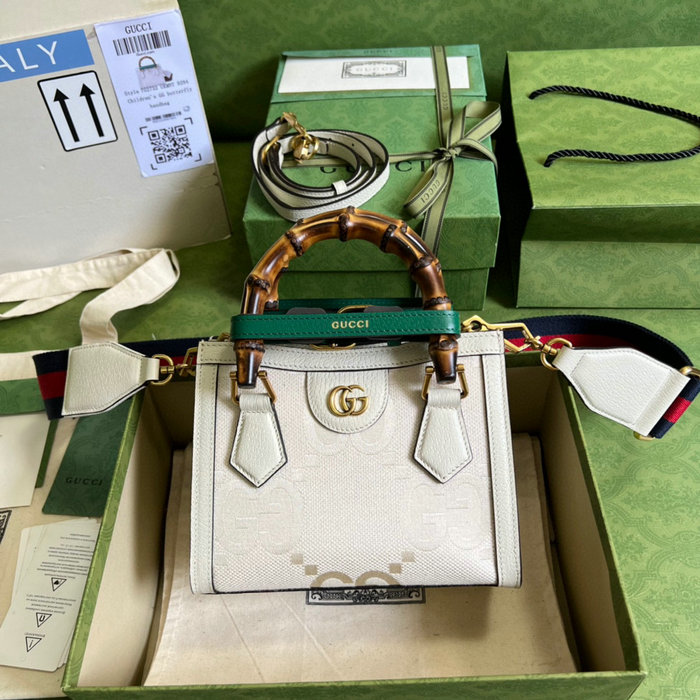 Gucci Diana Mini Jumbo GG Tote Bag 702732