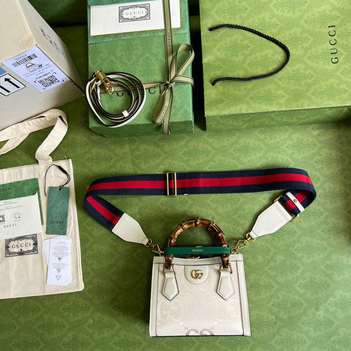 Gucci Diana Mini Jumbo GG Tote Bag 702732