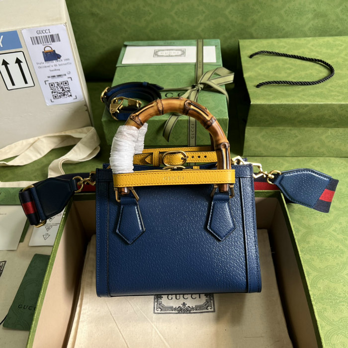 Gucci Diana Mini Tote Bag Blue 702732