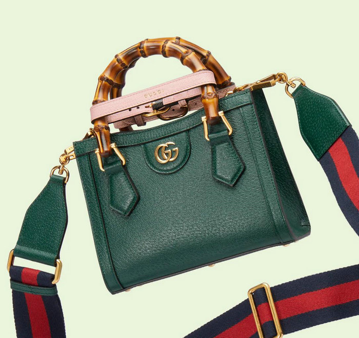 Gucci Diana Mini Tote Bag Green 702732